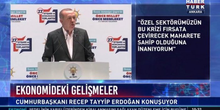 Erdoğan’dan iki farklı ‘kriz’ açıklaması