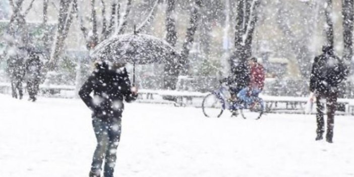 Meteoroloji'den soğuk hava kar uyarısı