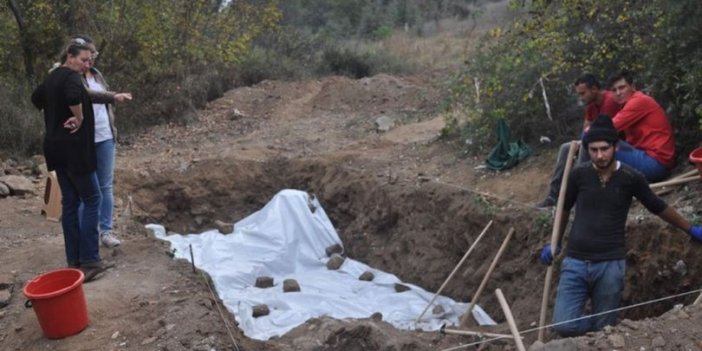 Şeftali bahçesinden Roma dönemi kilisesi çıktı