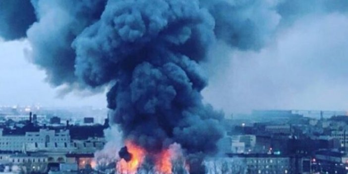 Rusya'da AVM yangını!