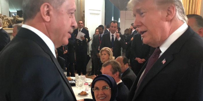 Erdoğan, Trump'la bir araya geldi