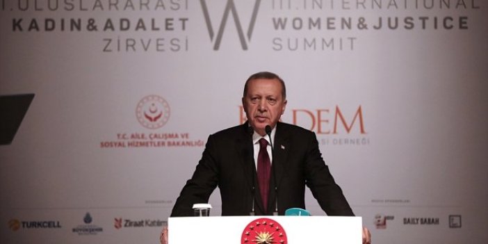 Erdoğan: "Dul kalan kadınlarımızı özellikle gözettik"