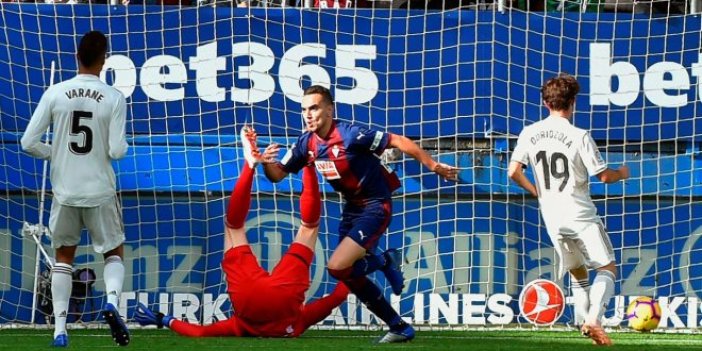 Real Madrid, tarihinde ilk kez Eibar’a yenildi