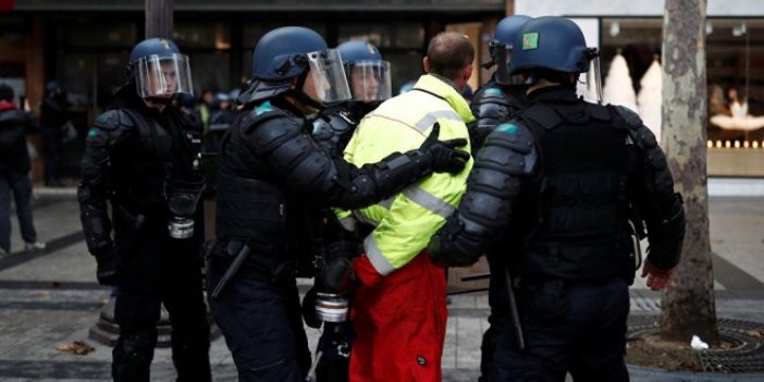 Fransa'daki protestolarda 101 gözaltı