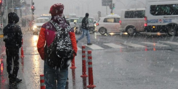 Meteoroloji’den karla karışık yağmur ve kuvvetli rüzgar uyarısı