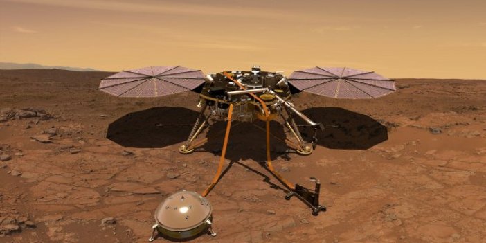 InSight, Mars yüzeyinden en net fotoğrafı gönderdi