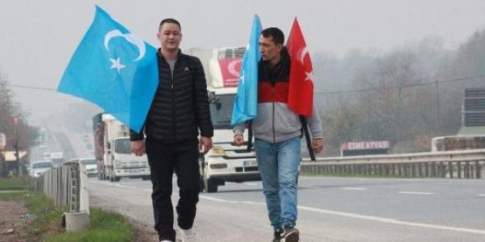 Doğu Türkistan için yürüyor