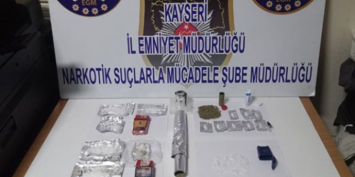 Kayseri'de uyuşturucu ticaretine 3 gözaltı