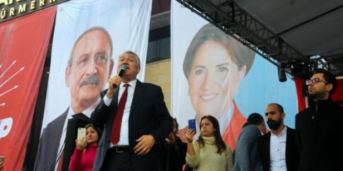 Meral Akşener ve Kemal Kılıçdaroğlu fotoğraflarıyla ilk miting