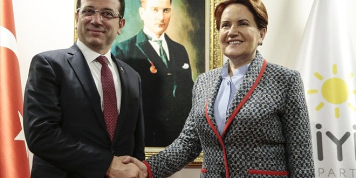 Meral Akşener, Ekrem İmamoğlu ile görüştü