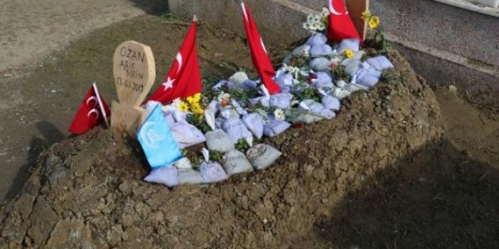 Ozan Arif'in kabrine Türkiye'nin dört bir yanından getirilen topraklar bırakıldı