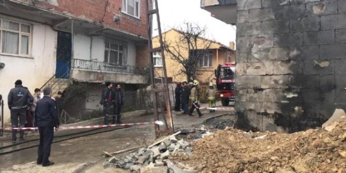 Arnavutköy'de doğalgaz borusu patladı