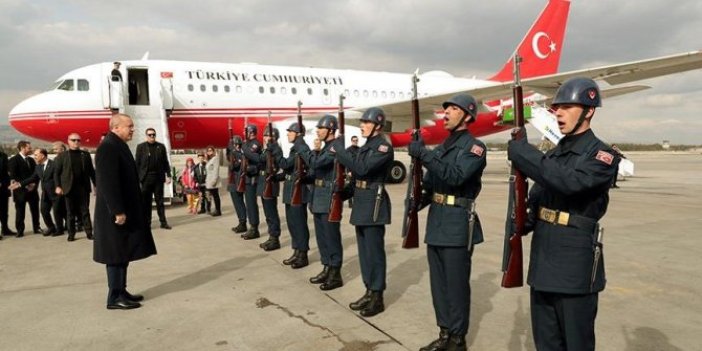Erdoğan, Cumhurbaşkanlığı uçağı ile seçim mitingine gitti