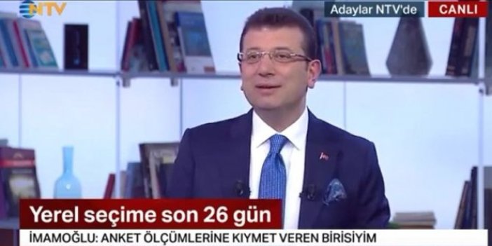 Ekrem İmamoğlu'ndan anket açıklaması