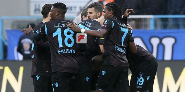 Trabzonspor’dan deplasmanda kritik galibiyet