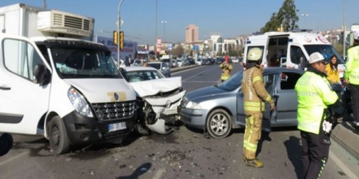 Kartal Sahil Yolu'nda kaza: 1 yaralı