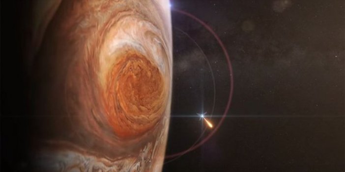 Jüpiter'in 'Büyük Kırmızı Leke'si fotoğraflandı