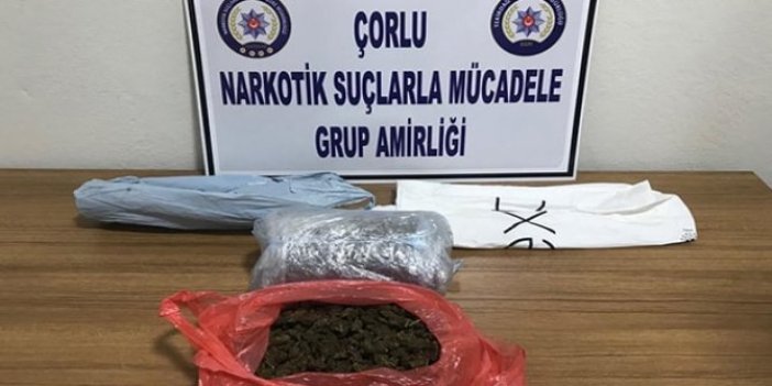 Otomobilde 1 kilo skunk ele geçirildi