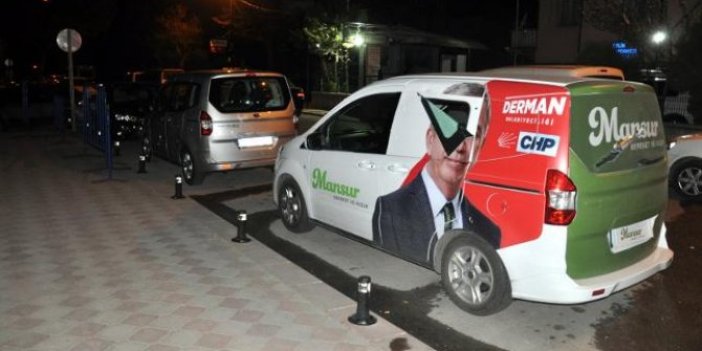 CHP seçim aracına saldırı