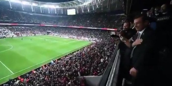 Beşiktaş taraftarından İmamoğlu’na destek