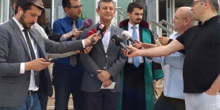 CHP'li Özgür Özel hakim karşısına çıktı