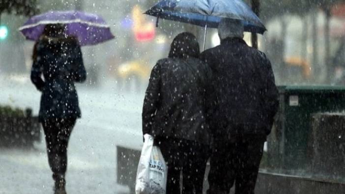 Meteoroloji'den sağanak yağış uyarısı