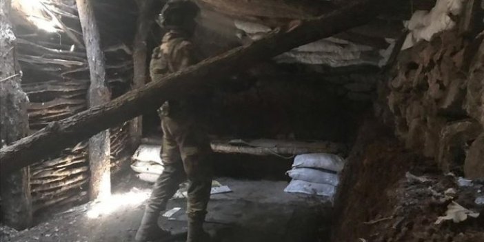 PKK'nın kullandığı 500 metrelik mağara yıkıldı