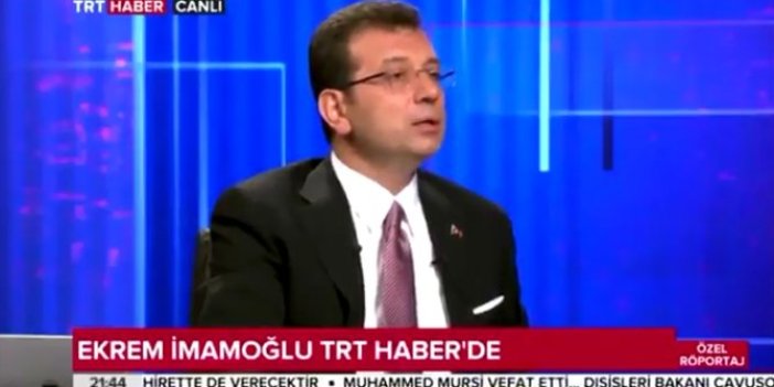 İmamoğlu’ndan TRT’ye tepki: “Burası 82 milyonun”