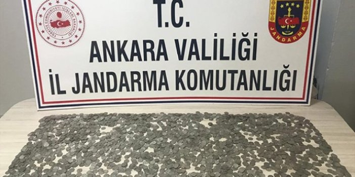 Ankara'da Selçuklu dönemine ait gümüş sikke ele geçirildi