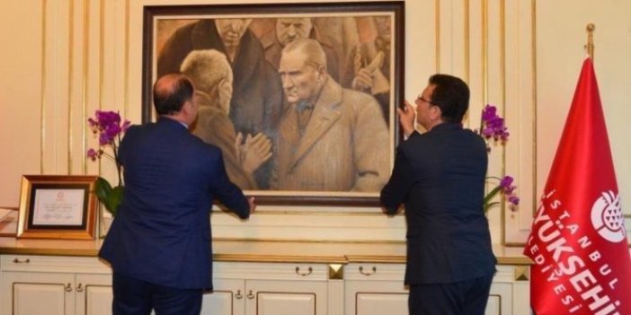 Ve Atatürk tablosu hak ettiği yerde!