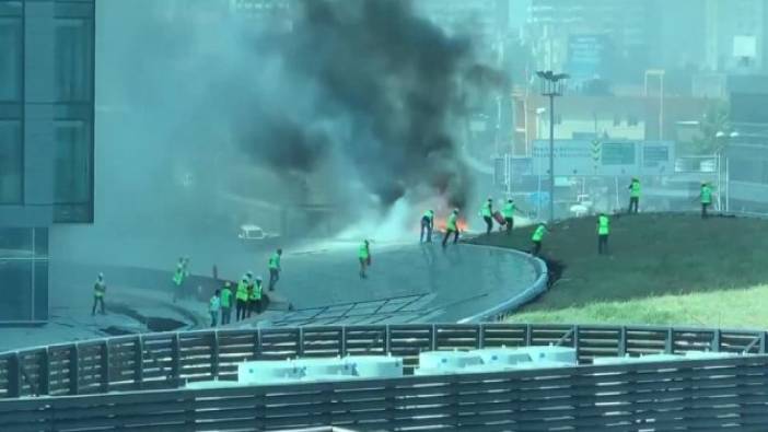 İstanbul'da korkutan yangın (05 Temmuz 2019)