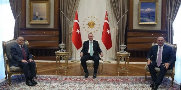 Cumhurbaşkanı Erdoğan Irak heyetini kabul etti