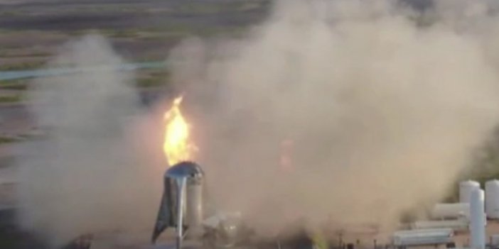 SpaceX'in dev roketi ikinci kez alevlere teslim oldu