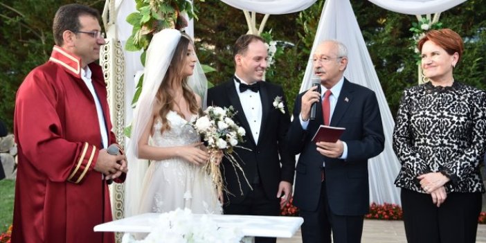 CHP'li Yavuzyılmaz'ın nikah şahitleri Kılıçdaroğlu ve Akşener oldu