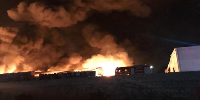 Denizli'de katı atık bertaraf tesisinde yangın