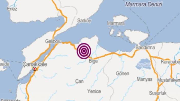 Çanakkale'de korkutan deprem (23 Ağustos 2019)