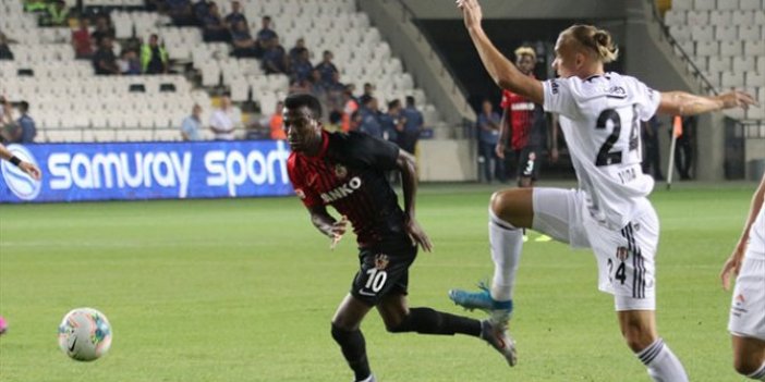 Gazişehir Gaziantep-Beşiktaş: 3-2 (Maçın özeti)