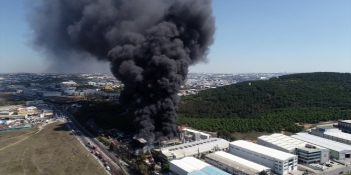 Tuzla'daki fabrika yangınını PKK üstlendi