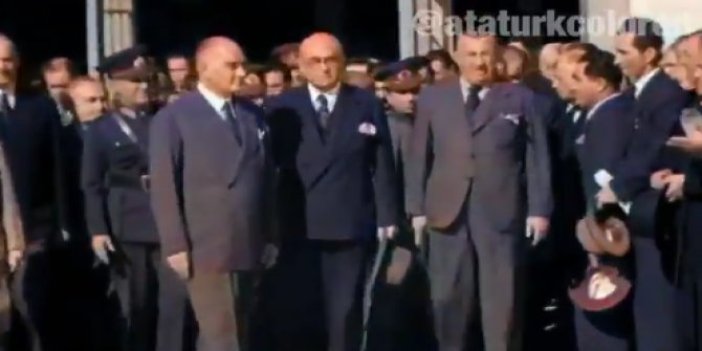 Atatürk'ün renklendirilmiş görüntüleri beğeni topladı