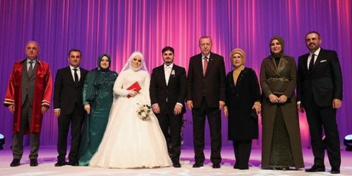 Cumhurbaşkanı Erdoğan nikah törenine katıldı
