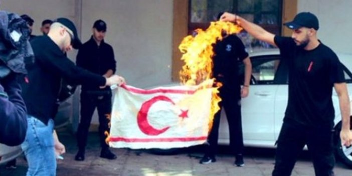 KKTC bayrağı yakılmıştı… Rum polisinden günler sonra açıklama geldi