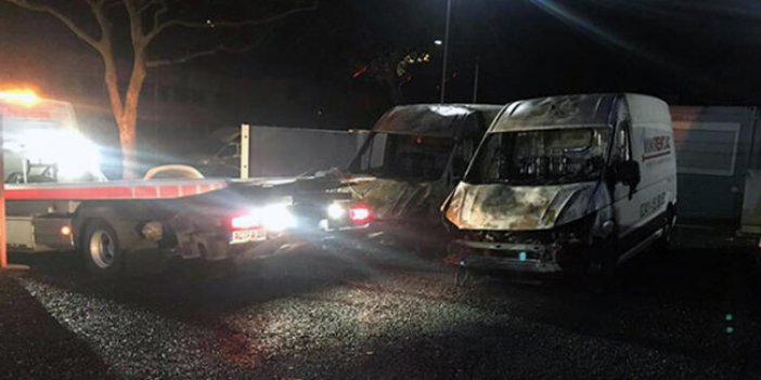 Almanya'da Türk işadamının araçları yakıldı