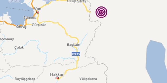 Hakkari'de korkutan deprem