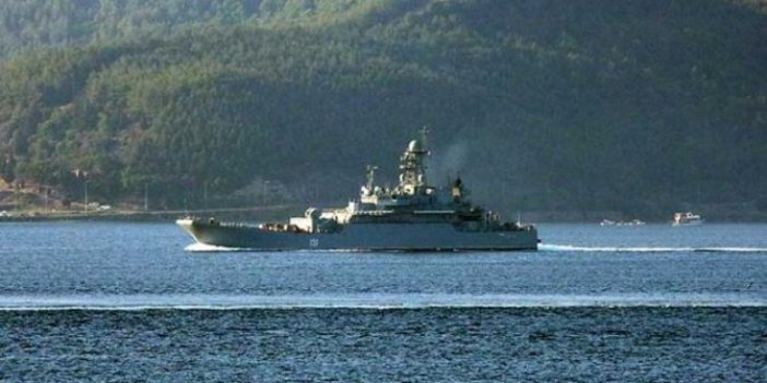 Rus savaş gemisi Akdeniz'e iniyor