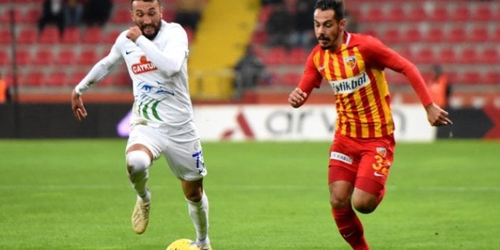 Haftanın kapanış maçı Kayserispor'un