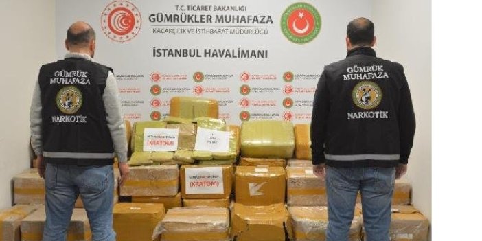 İstanbul Havalimanı'nda rekor miktarda uyuşturucu ele geçirildi
