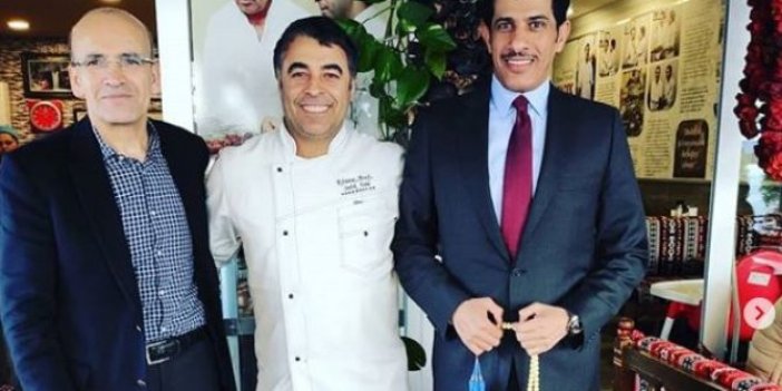 Mehmet Şimşek, Katar Büyükelçisi ile yemek yedi