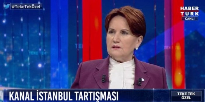 Meral Akşener, HaberTürk canlı yayında konuştu