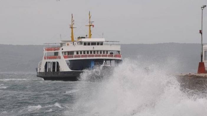 Deniz ulaşımına fırtına engeli