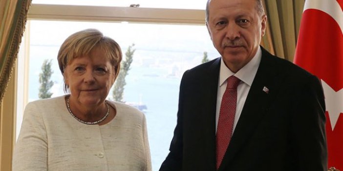 Recep Tayyip Erdoğan, Merkel ile görüştü